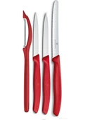 Kırmızı Soyaca ve Soyma Bıçak Seti 1 Victorinox Kırmızı Soyaca ve Soyma Bıçak Seti - 1