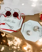 Unity  Beyaz Söz Tepsisi  mavi - 1