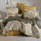 Clasy Saten Çift Kişilik Nevresim Takımı Adal Haki thumbnail 1