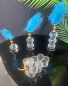 Elysia Dekoratif Gold Tüylük ve Üzüm   Parliament Mavi - 1