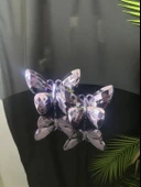 Halcyon Dekoratif Kelebek Mor - 1