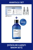 L'OREAL PROFESSİONNEL Aminexil Dökülme Önleyici Serum 20x6 ml Sensi Balance Şampuan 300 ml - 1