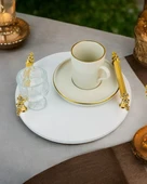 Commitment Gold Polyester Nişan Tepsisi Kırmızı - 2