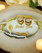 Infinity Gold Şık Söz Nişan Tepsisi  Siyah - 3