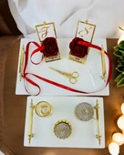 Promise Beyaz Söz Tepsisi Mor - 1