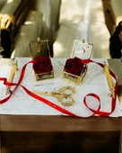 Soulmate Beyaz Desenli Söz Tepsisi ve Nişan Tepsisi Beyaz - 2