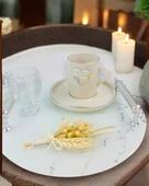 Radiance Gümüş Nişan Tepsisi GRİ - 3