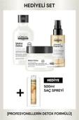 L'OREAL PROFESSİONNEL Serie Expert Metal Detox, Profesyonellerin Süper Detox Formülü Saç Bakım 3 'lü Set - 1