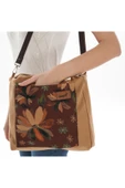 ÇANTA avvaH Özel Tasarım Kamel Desenli Kaşe Kol Çantası KKKDKA1007 - 1
