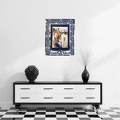 Veraart Kişiye Özel Işıklı Çiçek Desenli Fotoğraf Çerçevesi Sevgililer Günü Hediyesi - 2