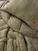 Cotton Box Peluş Çift Kişilik Yorgan Seti Taş thumbnail 3