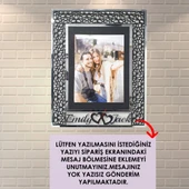 Veraart Kişiye Özel Işıklı Çiçek Desenli Fotoğraf Çerçevesi Sevgililer Günü Hediyesi - 6
