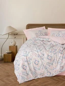 Cotton Box Etnich Nevresim Takımı Çift Kişilik Mosola Somon thumbnail 1