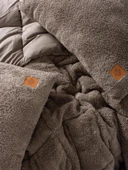 Cotton Box Peluş Çift Kişilik Yorgan Seti Bej thumbnail 3