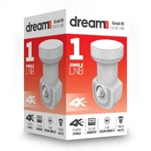Dreamstar GOLD-111 4K Single Tekli LNB Full HD 1080P - 1