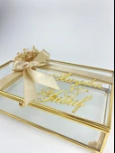 Prism Dekoratif Cam Çikolata ve Makyaj Kutusu - 2