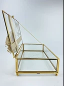 Prism Dekoratif Cam Çikolata ve Makyaj Kutusu - 4