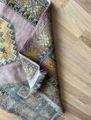 115x190 cm Bohem Pastel Renkli Halı, Vintage Anadolu El Dokuma Halısı, Orta Boy Yıkanabilir Antik Halı - 7