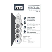 FLY Akım Korumalı Priz 3'lü, 2 Metre, 2 USB 2.1A - 4
