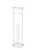 The Mia Tepsili Tuvalet Kağıdı Standı Beyaz 54x15x12 cm - 1