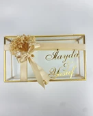 Prism Dekoratif Cam Çikolata ve Makyaj Kutusu - 1