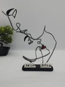 İç İçe Aşk 3D Baskılı Dekor Sevgililer Günü veya Yıldönümleri için Romantik Hediye - 4