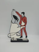 Dans Eden Aşk 3D Baskılı Dekor Sevgililer Günü veya Yıldönümleri için Romantik Hediye - 6