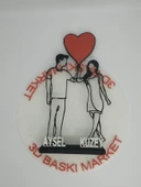 Ebedi Aşk 3D Baskılı Dekor Sevgililer Günü veya Yıldönümleri için Benzersiz Romantik Hediye - 8