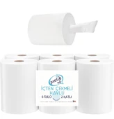 Pratiksoft 10 Koli İçten Çekmeli Kağıt Havlu 60 Rulo - 2