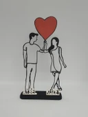 Ebedi Aşk 3D Baskılı Dekor Sevgililer Günü veya Yıldönümleri için Benzersiz Romantik Hediye - 6