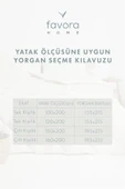Lüx Çift Kişilik Bambu İçerikli Yorgan 195x215 - Krem - 4