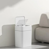 Karen Banyo Otomatik Sensörlü Çöp Kovası Beyaz12 LT 4147 - 3