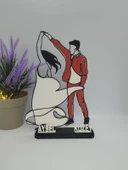 Dans Eden Aşk 3D Baskılı Dekor Sevgililer Günü veya Yıldönümleri için Romantik Hediye - 3