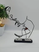 İç İçe Aşk 3D Baskılı Dekor Sevgililer Günü veya Yıldönümleri için Romantik Hediye - 1