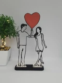 Ebedi Aşk 3D Baskılı Dekor Sevgililer Günü veya Yıldönümleri için Benzersiz Romantik Hediye - 1