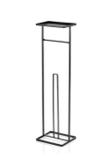The Mia Tepsili Tuvalet Kağıdı Stand Siyah 54x15x12 cm - 1