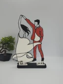 Dans Eden Aşk 3D Baskılı Dekor Sevgililer Günü veya Yıldönümleri için Romantik Hediye - 4