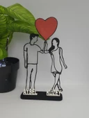 Ebedi Aşk 3D Baskılı Dekor Sevgililer Günü veya Yıldönümleri için Benzersiz Romantik Hediye - 2