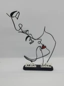 İç İçe Aşk 3D Baskılı Dekor Sevgililer Günü veya Yıldönümleri için Romantik Hediye - 6