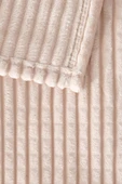 Merinos Modern Line 2 Parça Tek Kişilik Battaniye Seti - Bej - 3