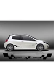 Renault Sport Oto özel yeni sticker Set Sağ Sol 2 Adet 30*15 Cm - 1