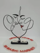 Aşık Çift 3D Baskılı Dekor Sevgililer Günü veya Yıldönümleri için Romantik Hediye - 7