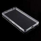 Sony Xperia M5 Kılıf Zore Şeffaf İnce ve Esnek Süper Silikon thumbnail 3