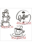 Kahve Görselleri özel yeni sticker Seti - 1