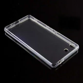 Sony Xperia M5 Kılıf Zore Şeffaf İnce ve Esnek Süper Silikon thumbnail 2