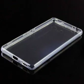 Sony Xperia M5 Kılıf Zore Şeffaf İnce ve Esnek Süper Silikon thumbnail 1