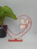 Sevgi Dolu Kelebek 3D Baskılı Dekor Sevgililer Günü veya Yıldönümleri için Romantik Hediye - 2