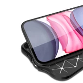 Apple iPhone 12 Kılıf Zore Niss Deri Desenli Silikon Kılıf thumbnail 6