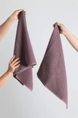 Nurpak Ekol 2li El Yüz Havlusu 50x90 - Mürdüm - 1