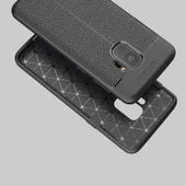 Galaxy S9 Kılıf Zore Niss Deri Desenli Silikon Kılıf thumbnail 8